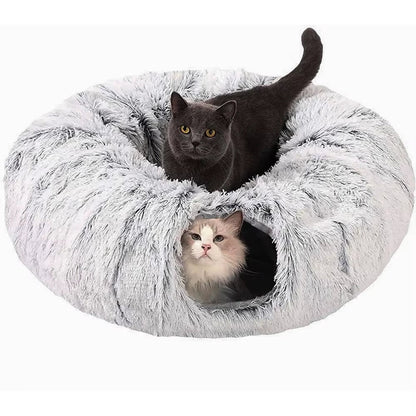 2 in 1 Cat Tunnel Bed