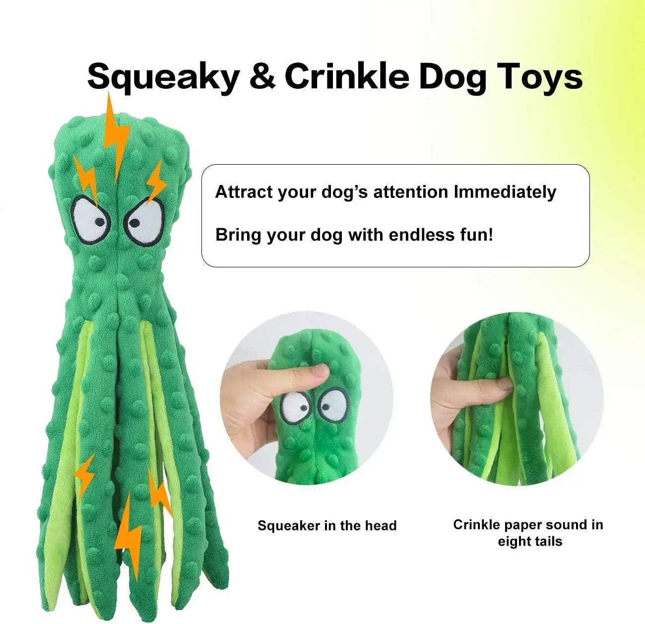 Octopus Plush Pet Toy