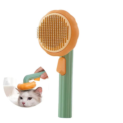 Pumpkin Pet Brush